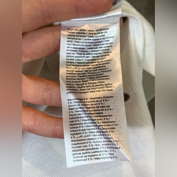 Vero Moda White Ribbed Off-Shoulder Top - Picture 7 of 7